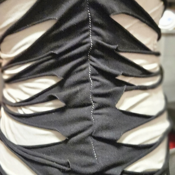 NWT Echo Shredded Dress And Gloves Set DARKER WAV XXL - Picture 9 of 12